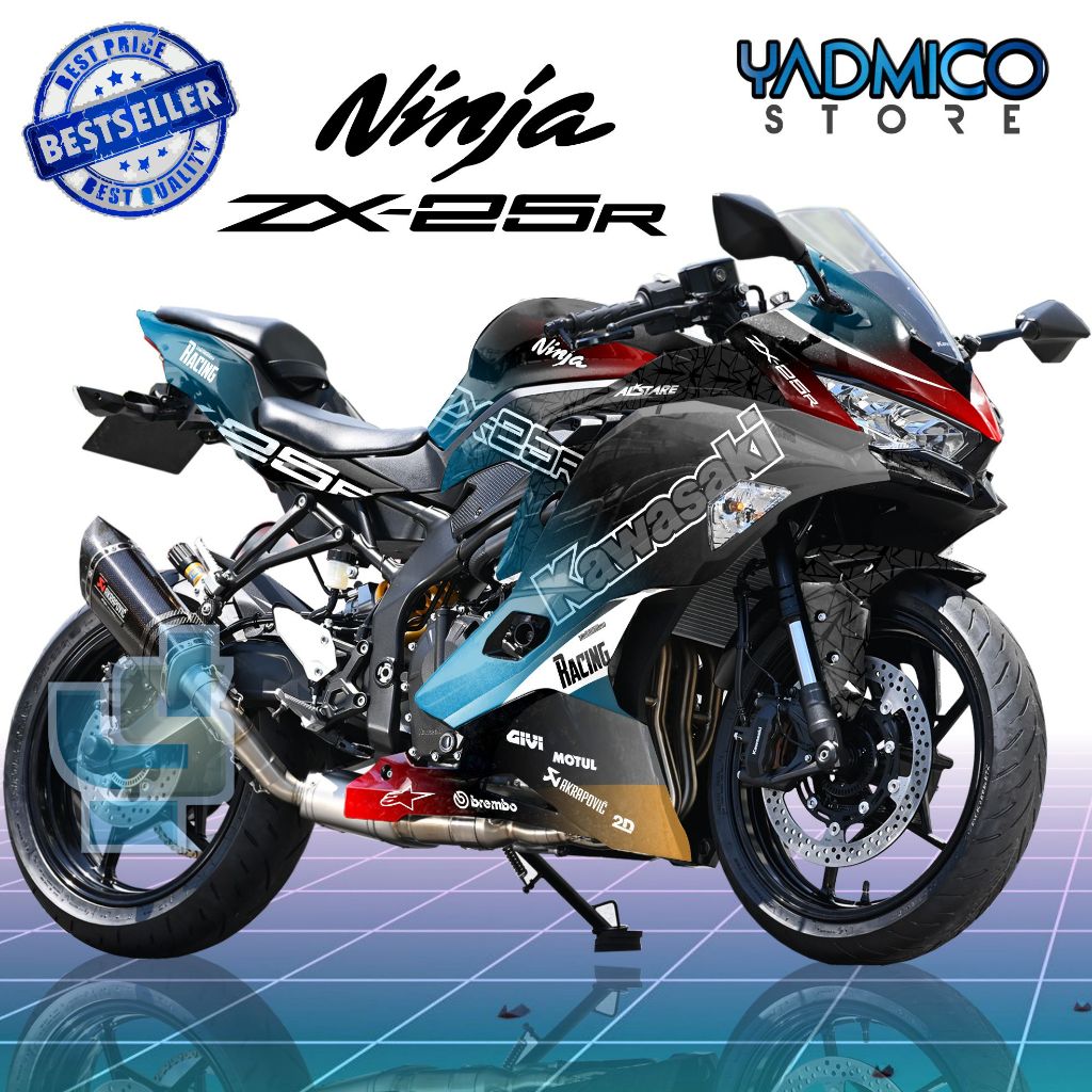 【PROMO】Decal Ninja ZX25R Full Body / Stiker Kawasaki ZX 25R Full Body / Dekal Ninja ZX-25R / Stripin