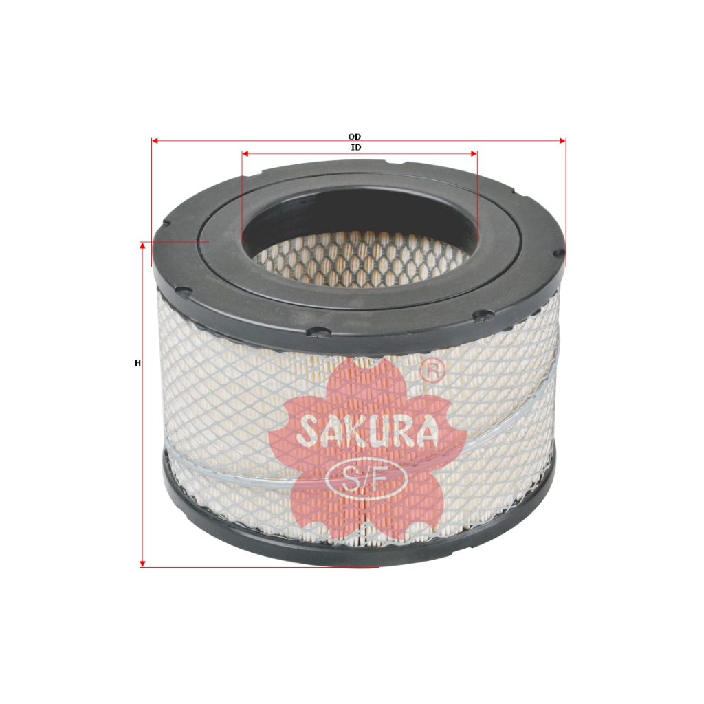 Sakura Air Filter Udara A-13680 Hino Dutro 130HT, Hino Dutro 130HD, Hino Dutro Euro 4, Hino Dutro 11