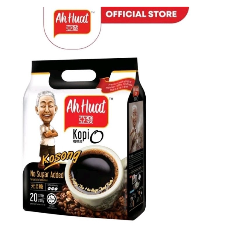 

KOPI AH HUAT KOSONG NO SUGAR ADDED TANPA GULA TAMBAHAN