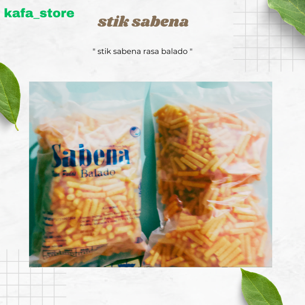 

Sabena Snack 1 BAG Aneka Rasa Kemasan Jumbo Cemilan Stick Jagung 360g