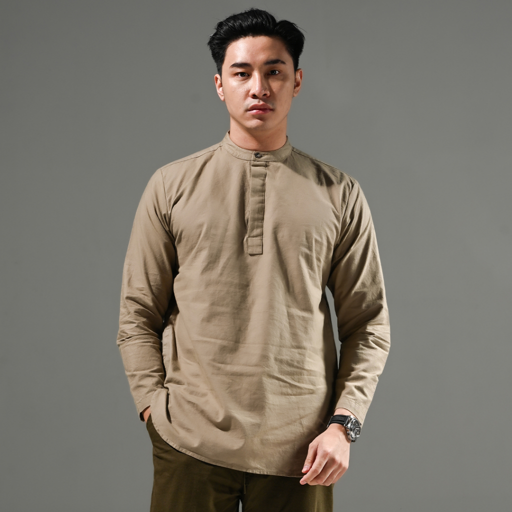 HAJJ by KAUM ADAM - Kemeja koko modern bahan premium lengan panjang kancing full sampai bawah
