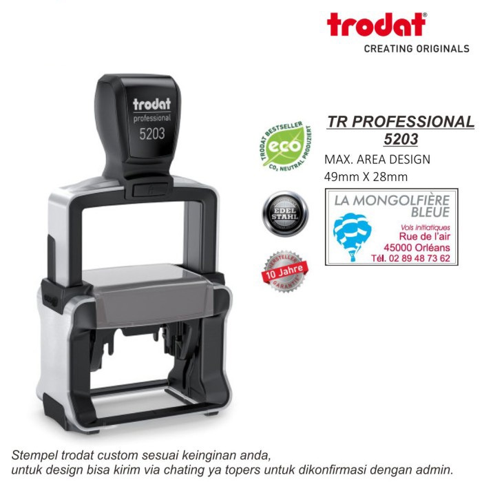 

Stempel Trodat Professional 5203 + LETTER