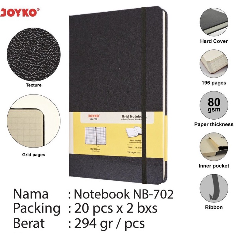 

Premium note book nb 72 joyko kotak kotak TTC