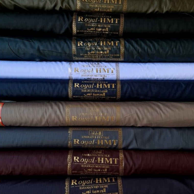 ART S43B 5 Cm Royal HMT Haramain Men Thobe Salur Aneka Warna  Emirates Original  Jubah Pria