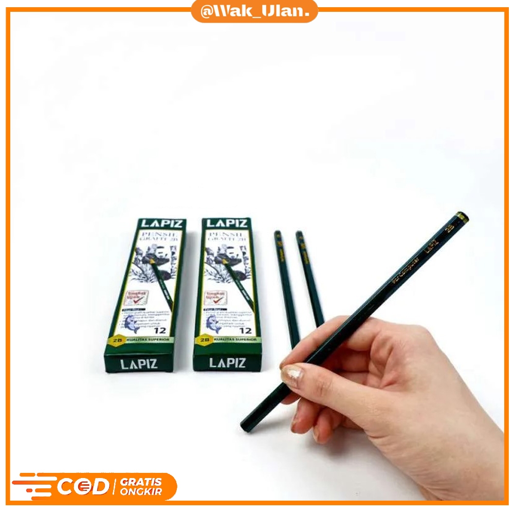 

Pencil 2B Hijau Murah / Pensil Kayu / Alat Tulis Lapiz / pensil Komputer / pensil ujian