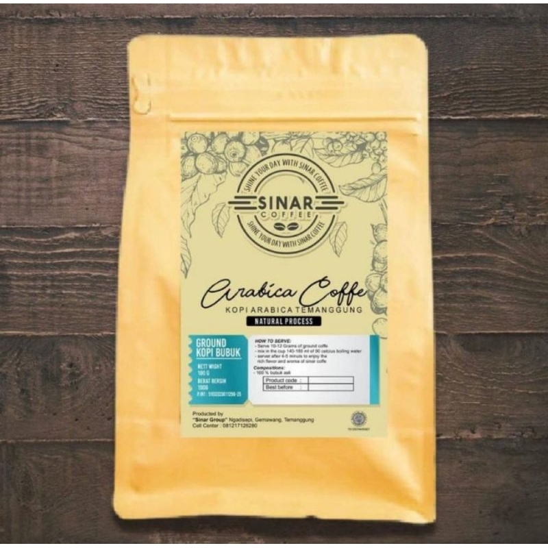 

Kopi Bubuk/Roasted Beans 500 gram Arabika Natural Temanggung