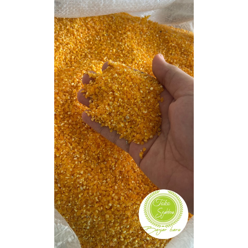 BERAS JAGUNG SUPER BERSIH PAKAN BURUNG DAN AYAM