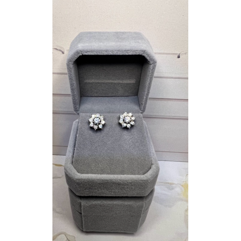 Anting Silver Ronyok Model Perhiasan Lapis Emas Lv10