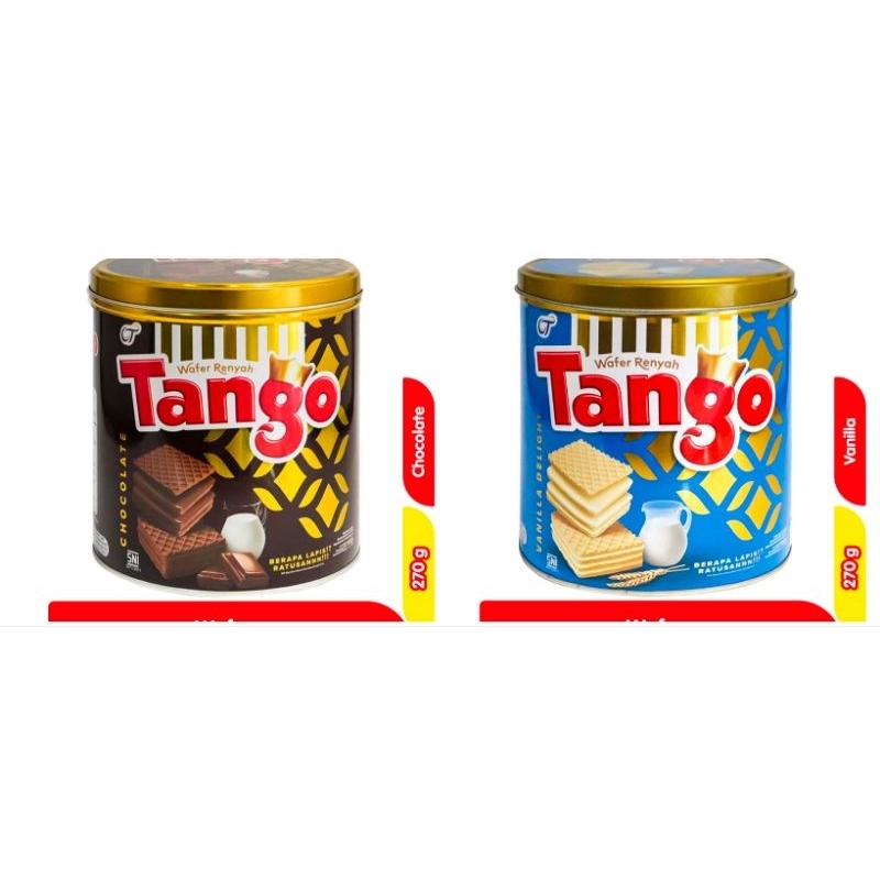 

Tango Waffer Vanila Milk 270g / Coklat 270g