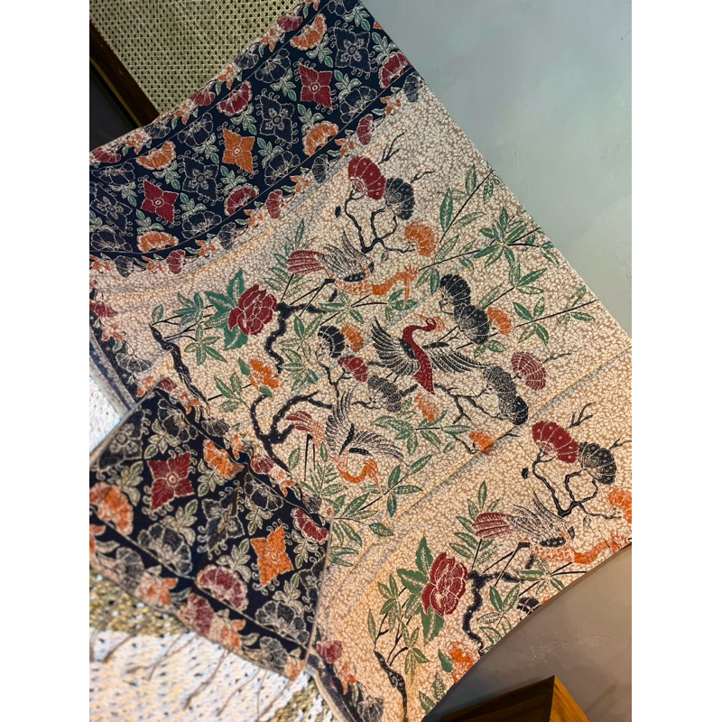 Sutra paris set selendang motif ATBM