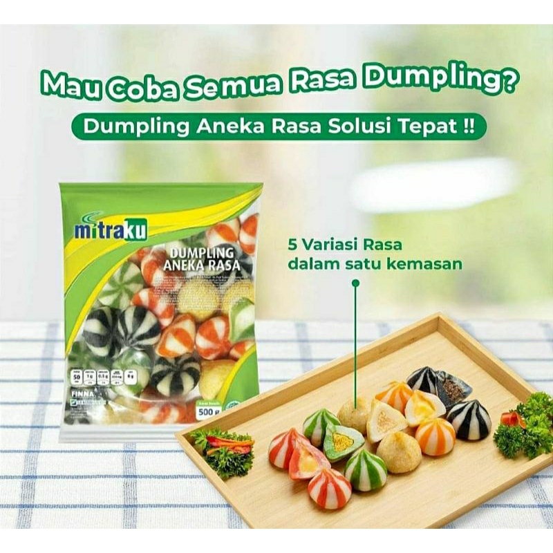 

dumpling mix aneka rasa mitraku/mitraku dumpling mix 500gr