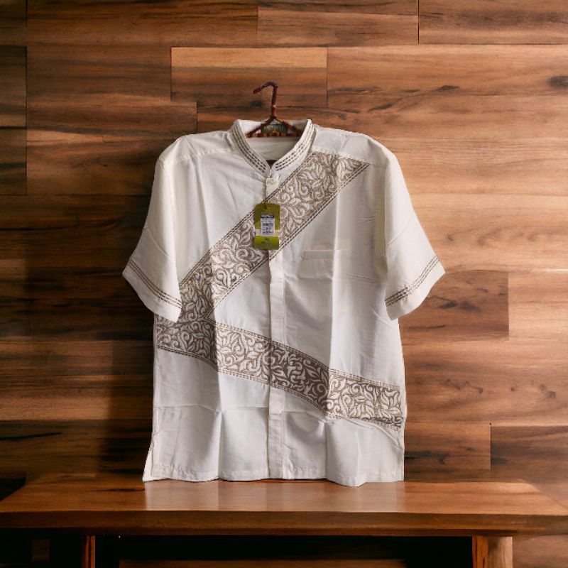 Baju Koko Takwa Taqwa Lebaran Busana Muslim Benhill Benhil Lengan Pendek