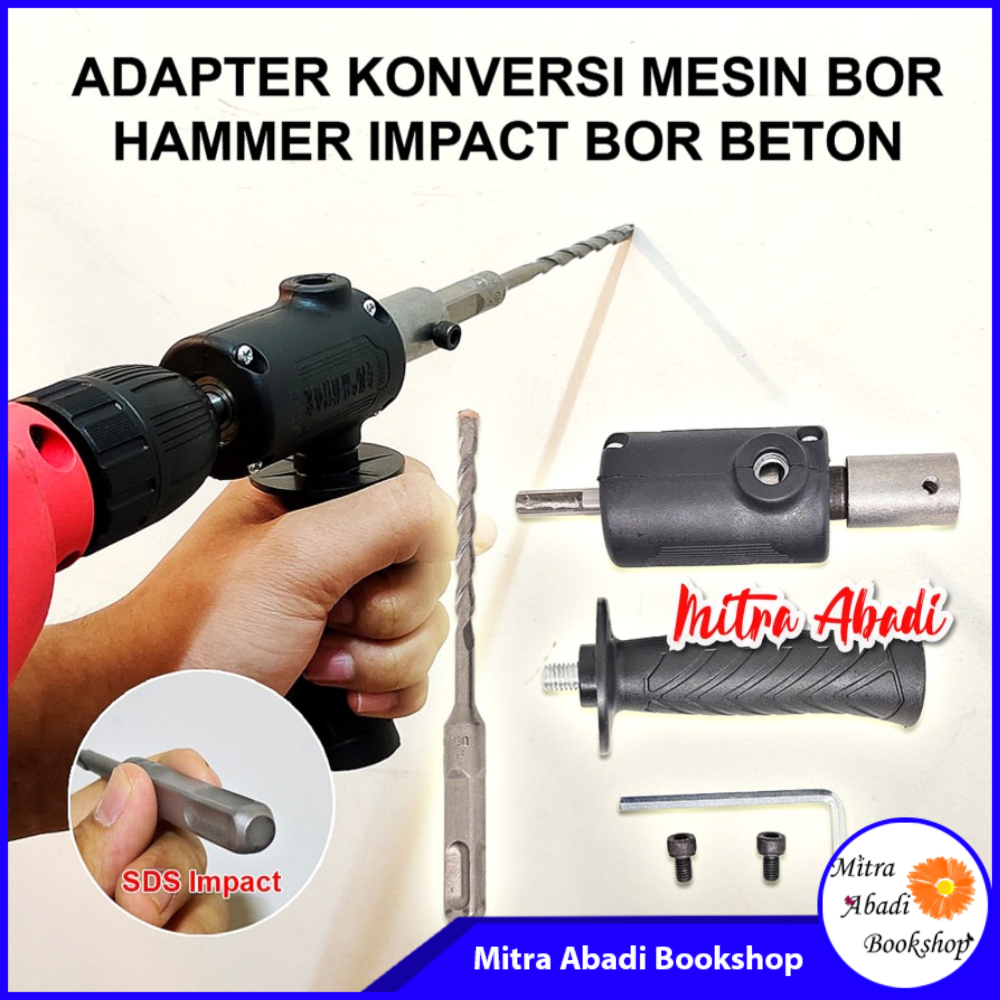 Adapter Konversi Mesin Bor Hammer Impact untuk Bor Beton