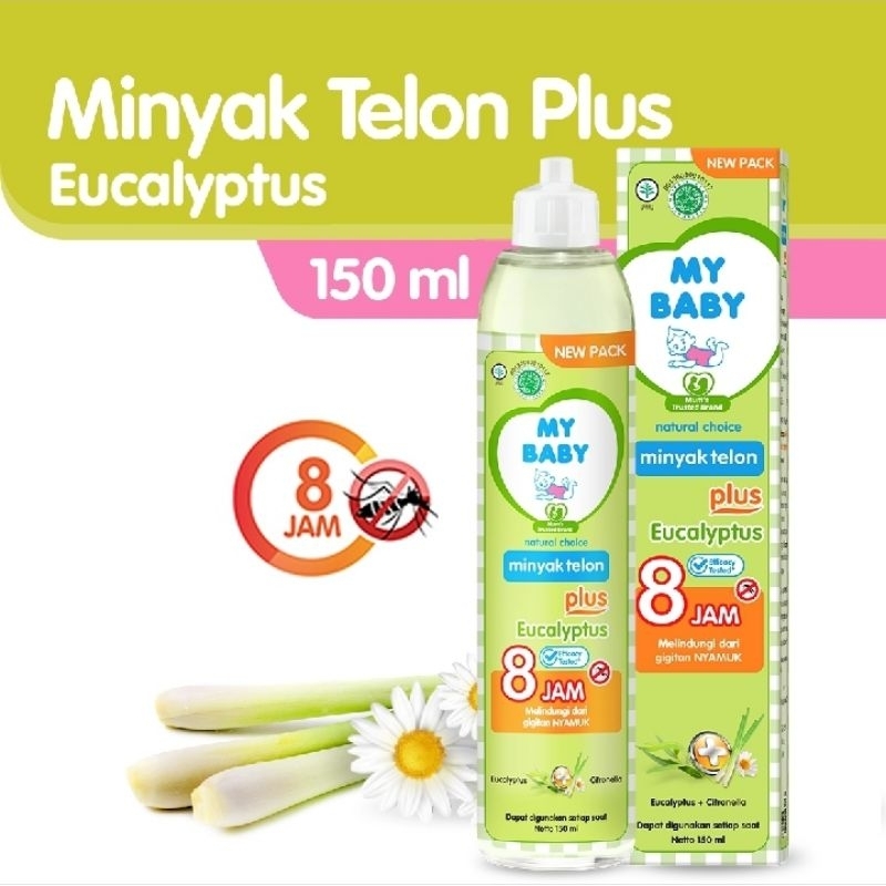 my baby minyak telon plus 150ml eucalyptus