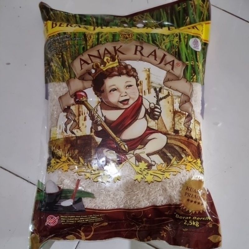 BERAS ANAK RAJA 2,5 KG &amp; 3 KG