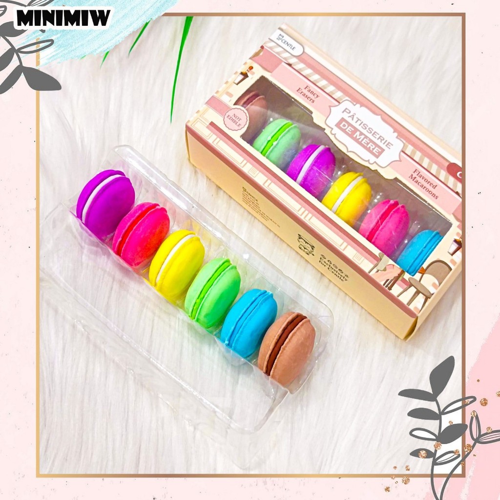 

PENGHAPUS MAKARON CENTLE 1 BOX ISI 6 MACARON MAKARUN MAKANAN MANIS WARNA WARNI SETIP STIP ERASER LUCU UNIK FANCY KARAKTER ALAT TULIS KANTOR SEKOLAH MURAH TERMURAH COD