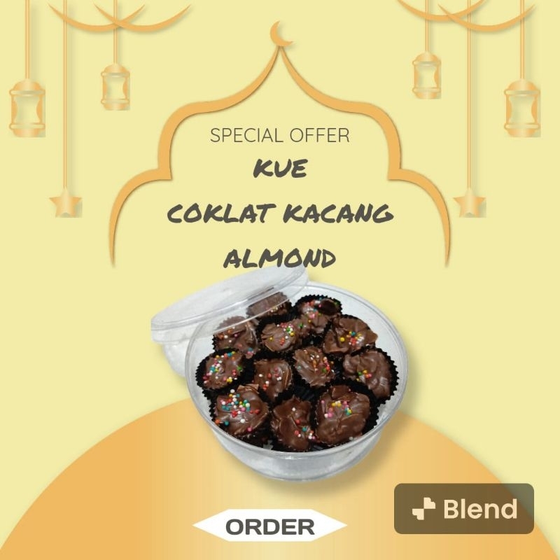 

Kacang coklat Almond