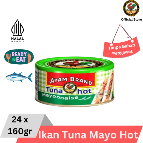 

Ayam Brand - Ikan Tuna Kaleng Mayonaise Pedas 24 pcs 160gr