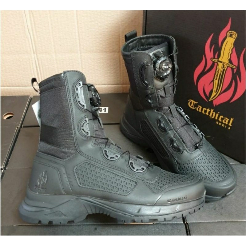 SEPATU PDL MERK TACTICAL JARING
