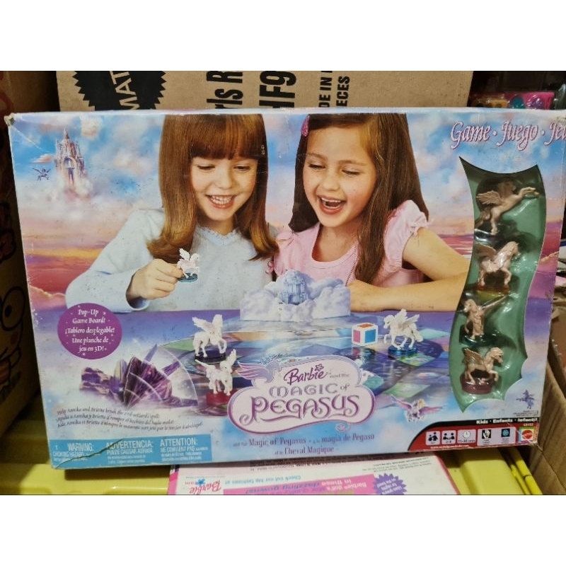 barbie and the magic of pegasus pop up game board. game. and the magic of pegasus