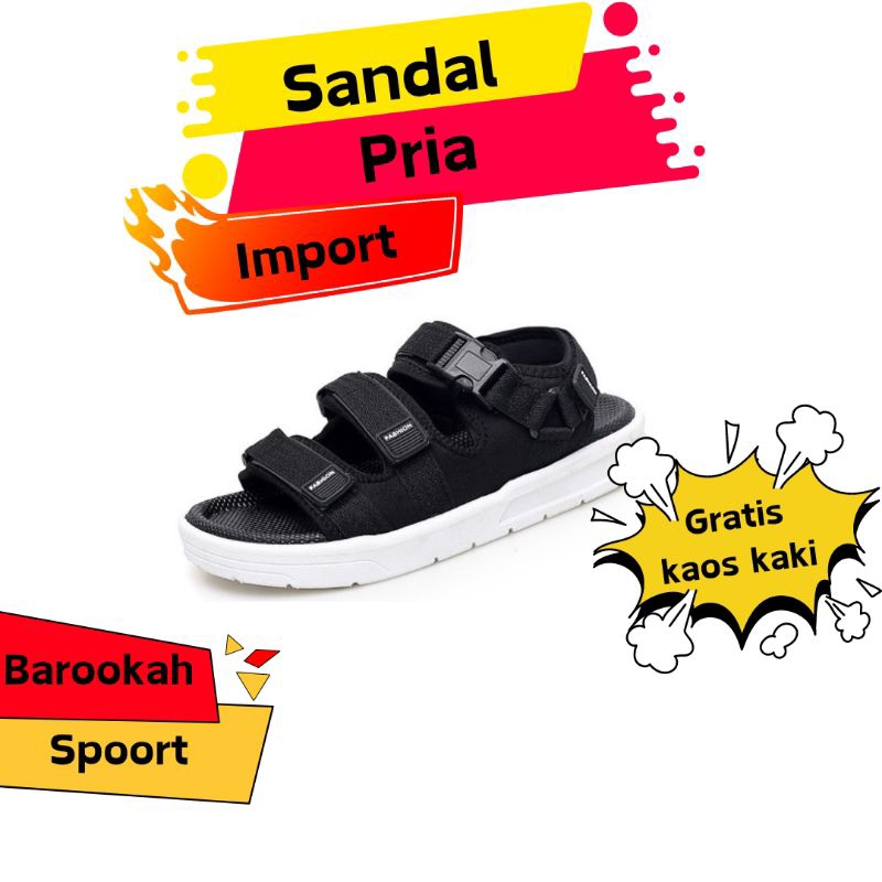 BG 899 Sendal Cowo/Pria Tali Yang Bisa di lepas Sandal gunung Pria Karet Jelly Murah Sendal Cowo Gun