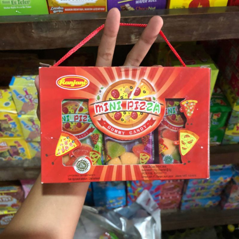 

Permen Jeli Mini Pizza Gummy