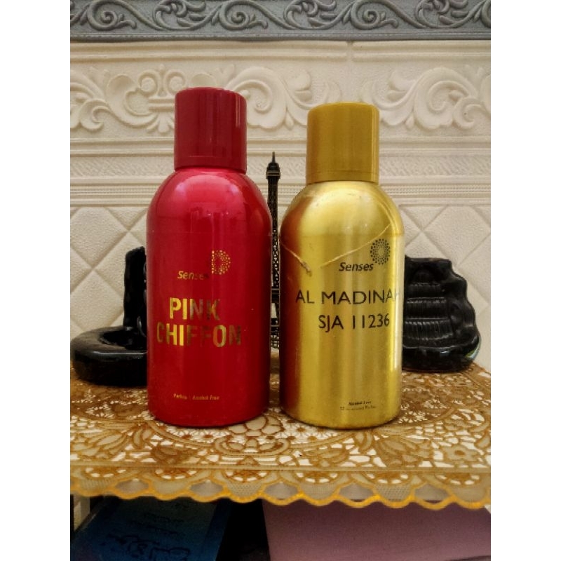 BOTOL BEKAS PARFUM SANSES//KALENG ALUMUNIUM//KALENG KOSONG//BOTOL KOSONG//