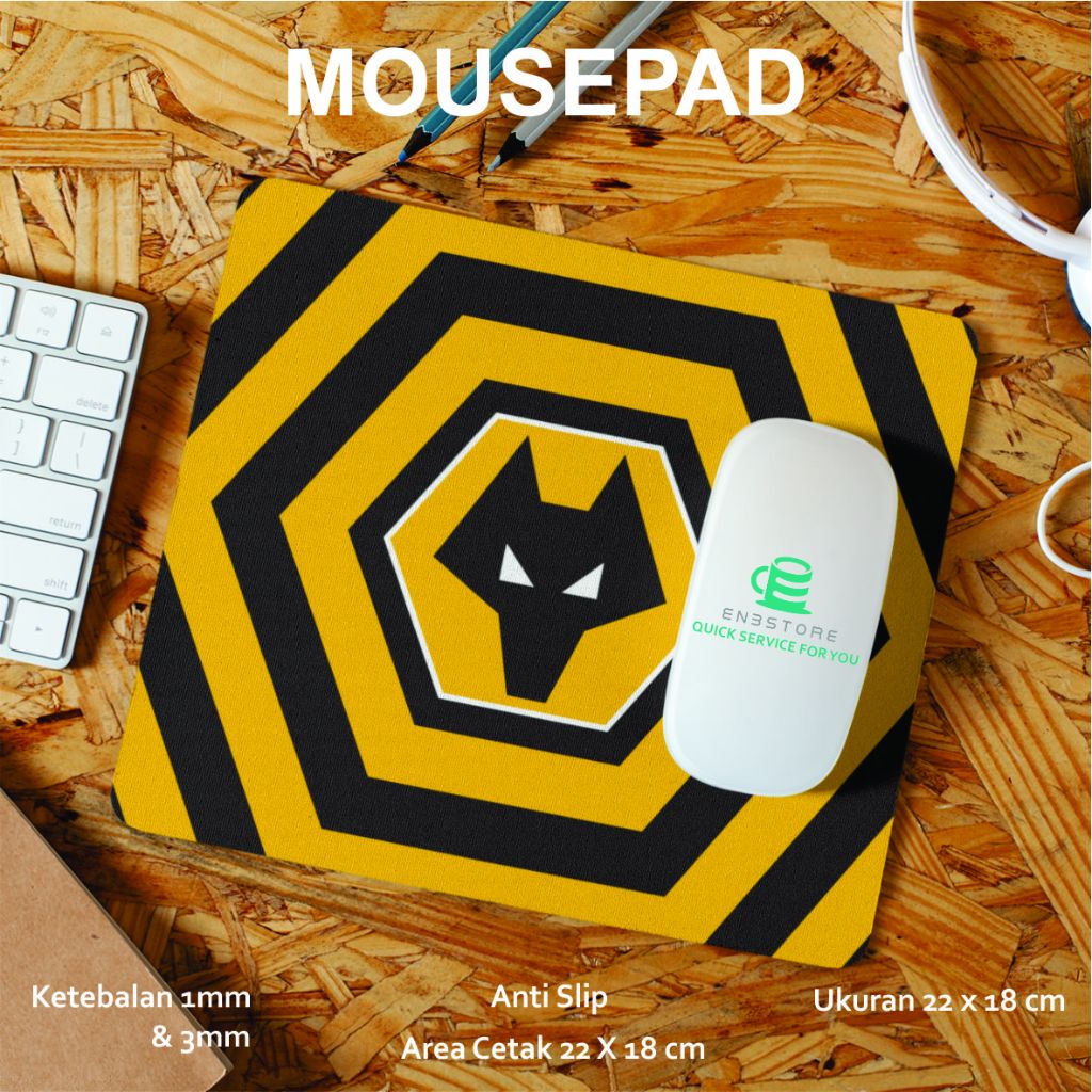 mousepad mouse pad wolves wolverhampton fc