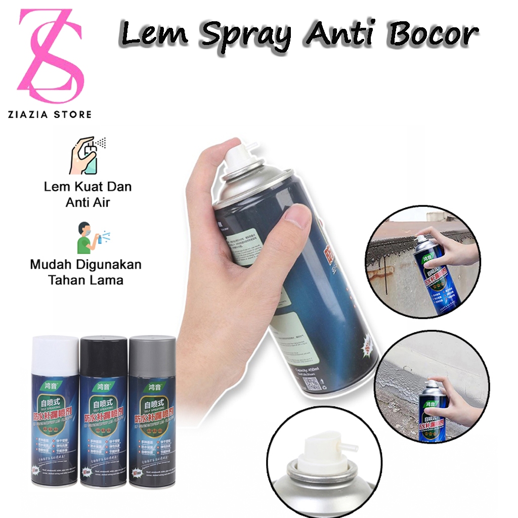 ZS Lem Spray Anti Bocor Waterproof Penambal Tembok 700ml / Lem Spray Anti Bocor Semprotan Perekat