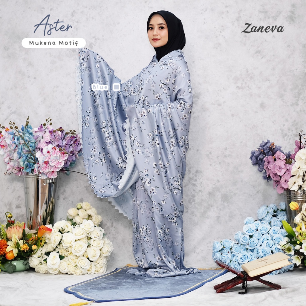 Muslim Family - Mukena Motif Armany Silk | Aster | Songket by Zaneva