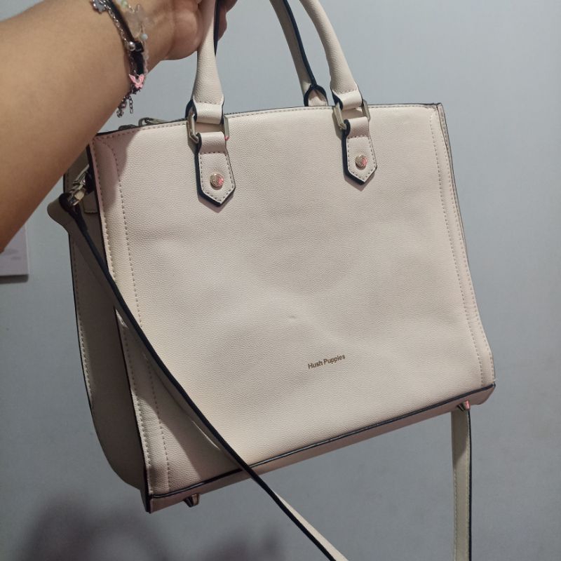 Tas Hush Puppies Original Sheila Top Handle (L) preloved bag tas wanita main handbag