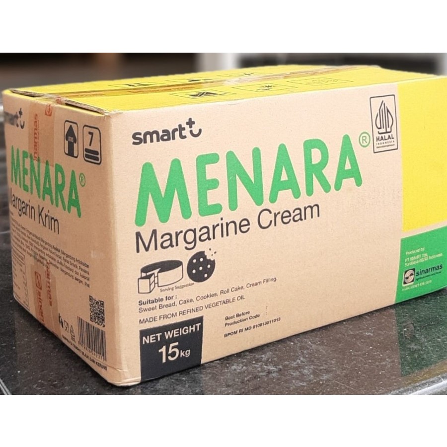 

Margarin Krim Menara Cream Mentega Kuning ORI 15 kg HALAL MUI