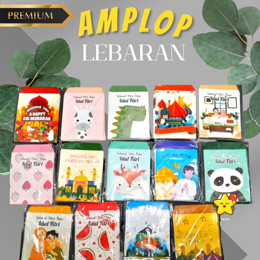 

Amplop Lebaran Idul Fitri Angpao anak PREMIUM ISI 10PCS