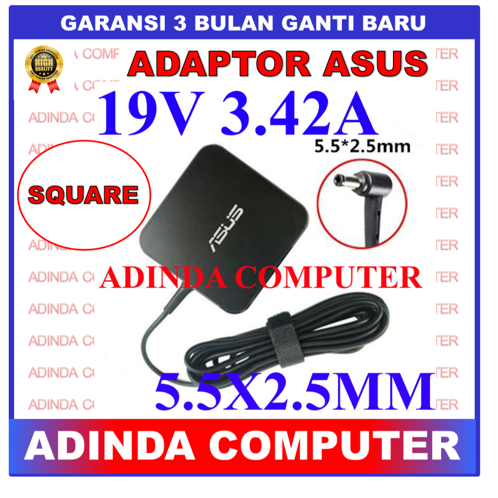 Adaptor Charger Asus Vivobook S300 S300CA S400CA S500CA 19V 3.42A