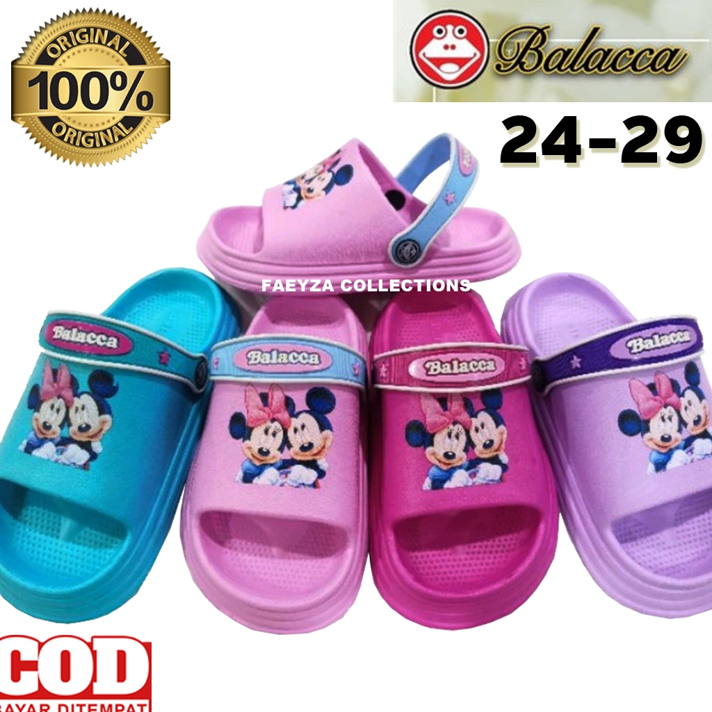 Sandal anak Selop anak BALACCA BC 033K-2 Mickey Mouse Sandal 24-29 selop anak perempuan