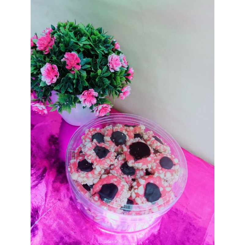 

Cookies Red Velvet coklat kacang/kue lebaran/kue kering