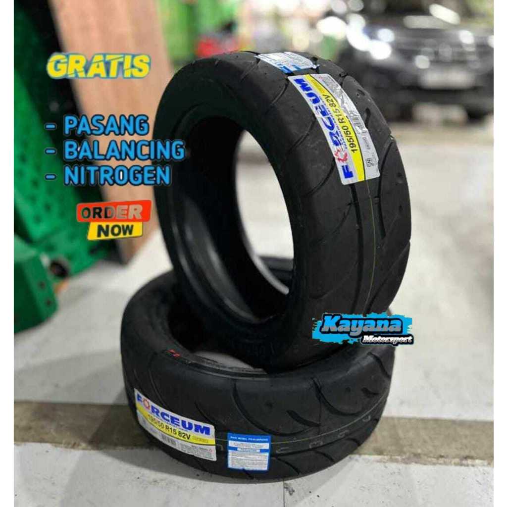 Ban Forceum 195 50 R15 Forceum EXP Sport Semi Slick ( Gratis Pasang )