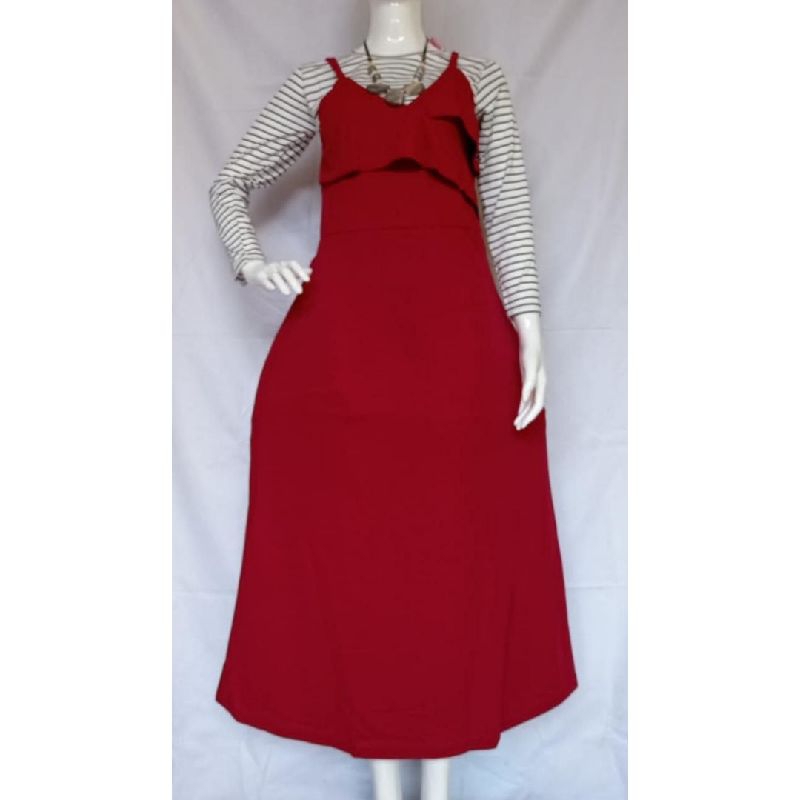 BAJU DEWASA GAMIS OVERALL SALUR INNER LEPAS PASANG