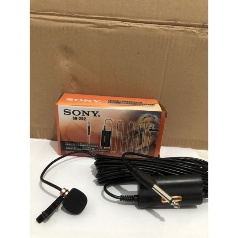 Mic clip on /mic imam SONY 202/101 Mic imam jepit suara sensitif