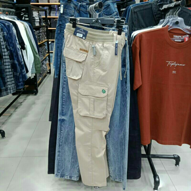 rolun celana cargo panjang