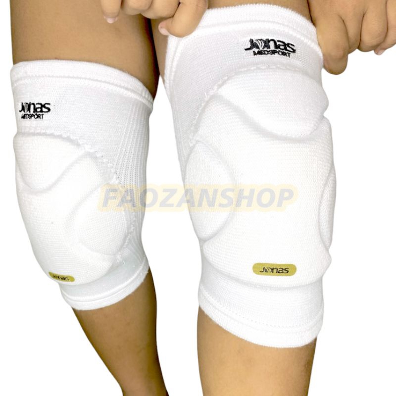 Pelindung Lutut Anak Jonas Kneepad Futsal Deker Kiper Original Hitam Putih