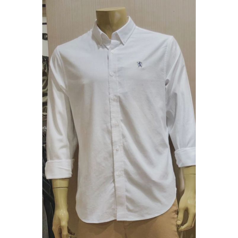 Kemeja Giordano Putih Original Unisex Cowok / Cewek /unisex