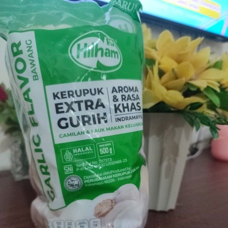 

kerupuk bawang putih/garlic flavour bawang