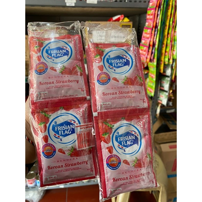 

Susu Kental Manis Frisian Flag Strawberry Sachet