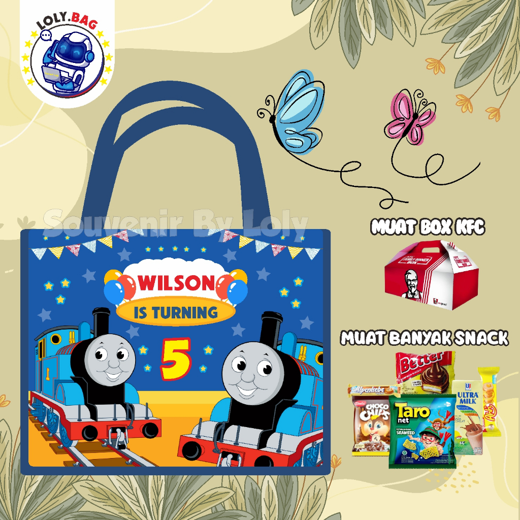 

TAS TERLARIS / GOODIE BAG TEMA THOMAS