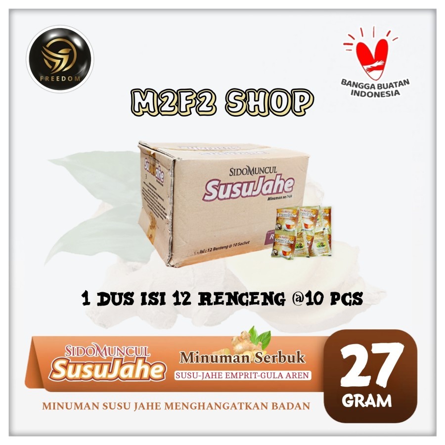 

Sido Muncul Susu Jahe Original Sachet - 27 gr (Kemasan Karton)