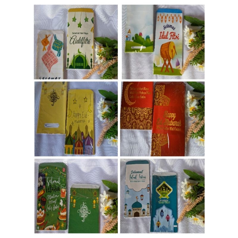 

AMPLOP LEBARAN jumbo siap pakai bisa pilih motif ANGPAU LEBARAN ISI 10PCS