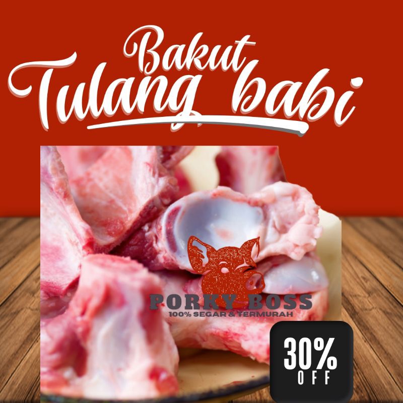 

Paikut / Iga Babi Murni sdh dipotong sop (bakut) 1/2 kg