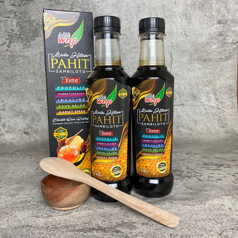 

MADU HITAM PAHIT WHP 470gr