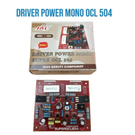 Kit Driver Power Super OCL Socl superocl 504 500w modif socl 504 bass mantap kelas AB